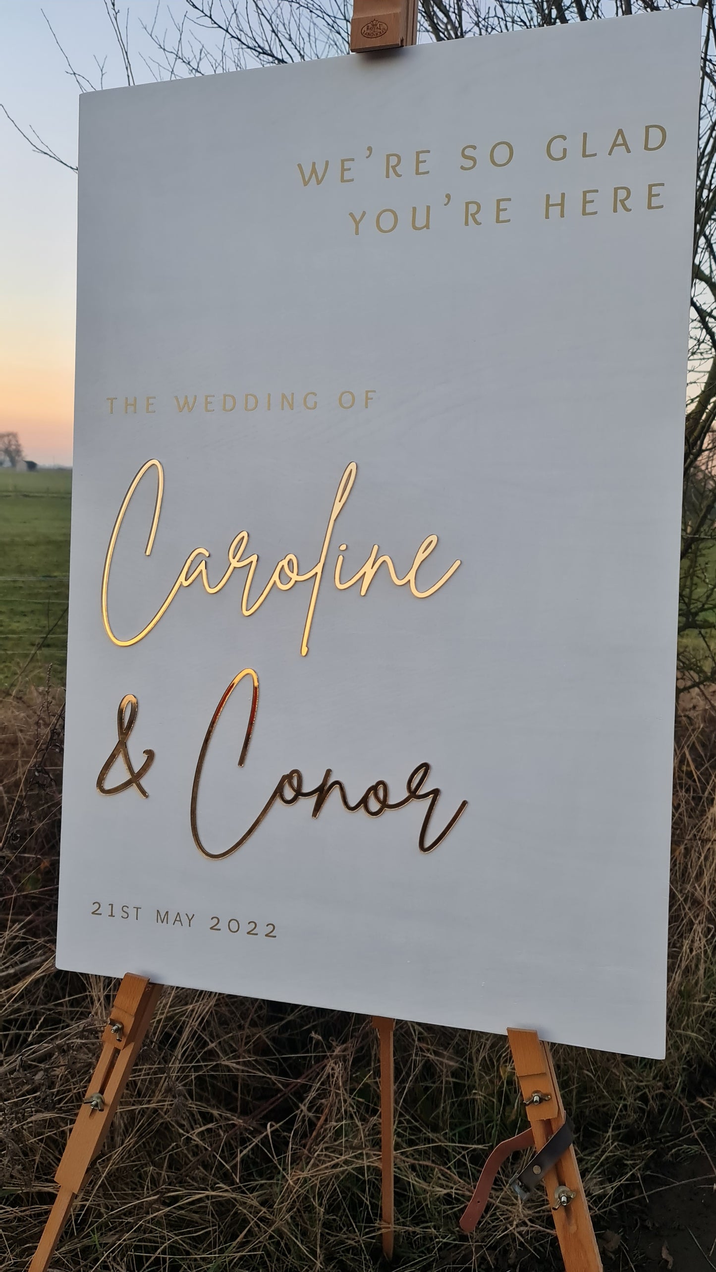 Wedding Signage - Amber Lesesne - 28th April 2024 Wedding