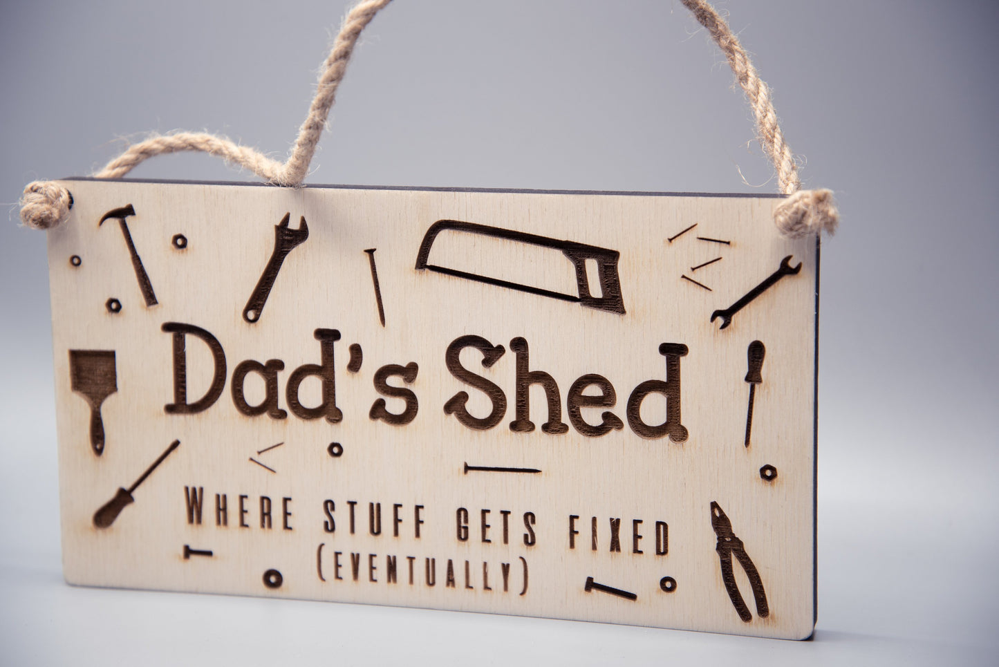 Wooden Dad Signs - Dad's Shed, Dad's BBQ, Fathers Day gift, Fathers Day gift idea, Man Cave sign