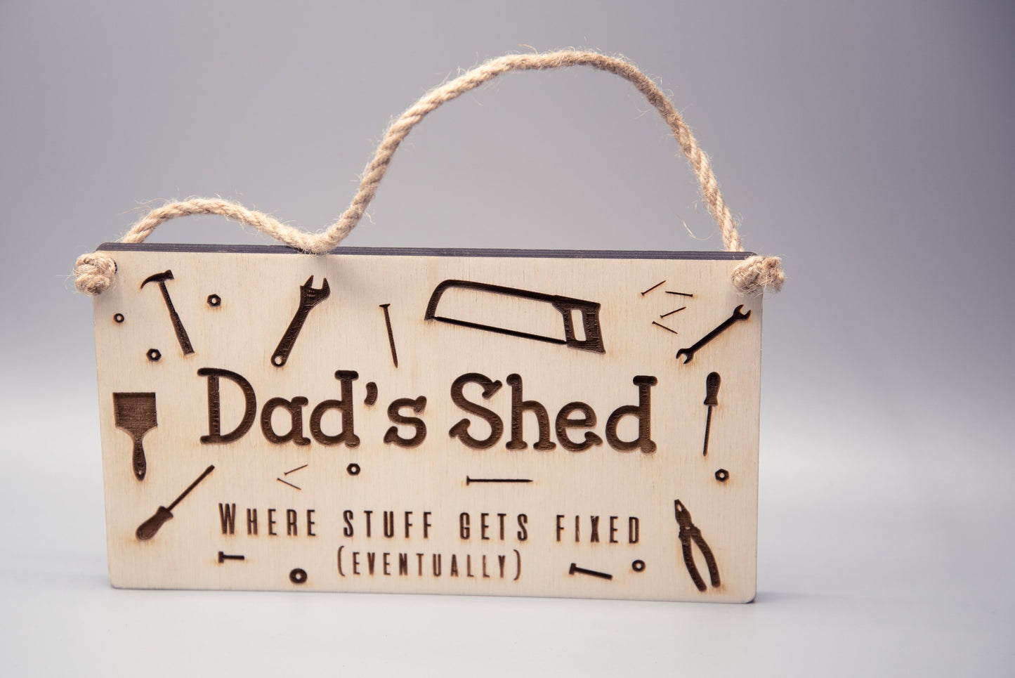 Wooden Dad Signs - Dad's Shed, Dad's BBQ, Fathers Day gift, Fathers Day gift idea, Man Cave sign