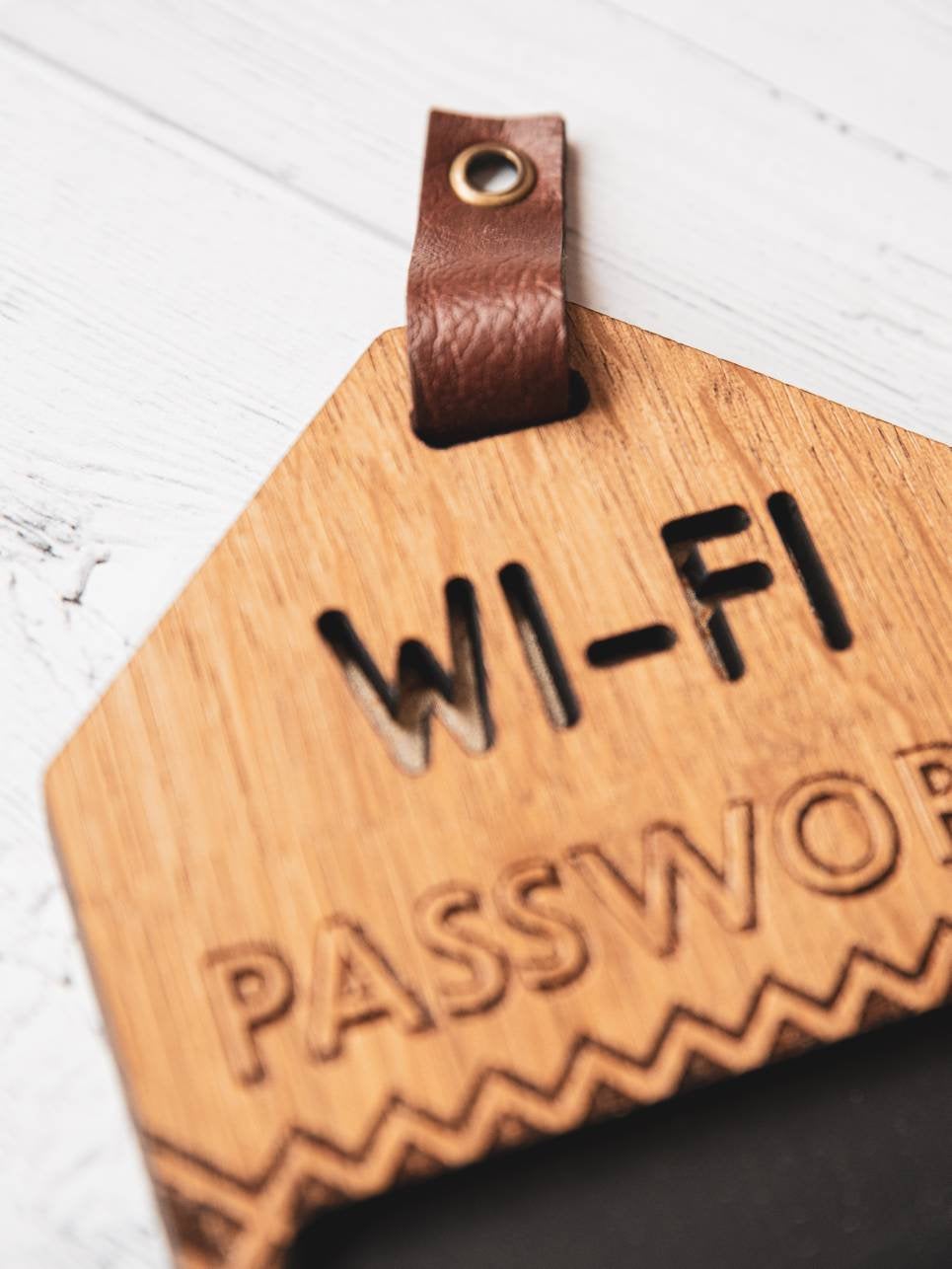 WiFi Password Sign | Wooden Hanging Blackboard Sign | Home WiFi | Guest WiFi | Entrance Hall Decor | Hotel Guest WiFi | WiFi Chalkboard