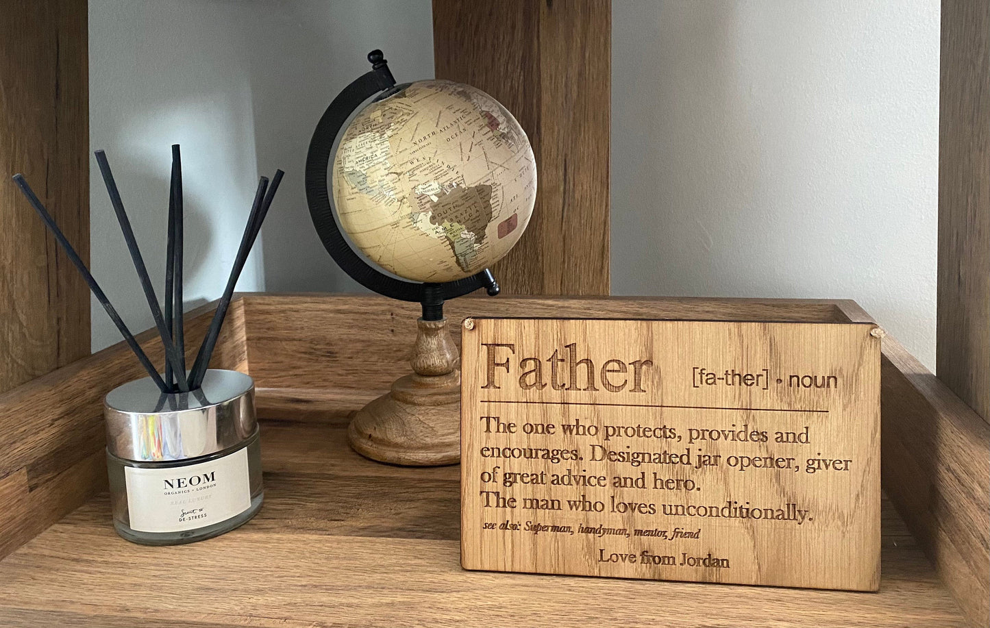 Fathers Day Gift 2021 | Dad Definition | Daddy | Father | Personalised Gift For Dad | First Fathers Day Gift | Gift For Him | Hanging Sign |