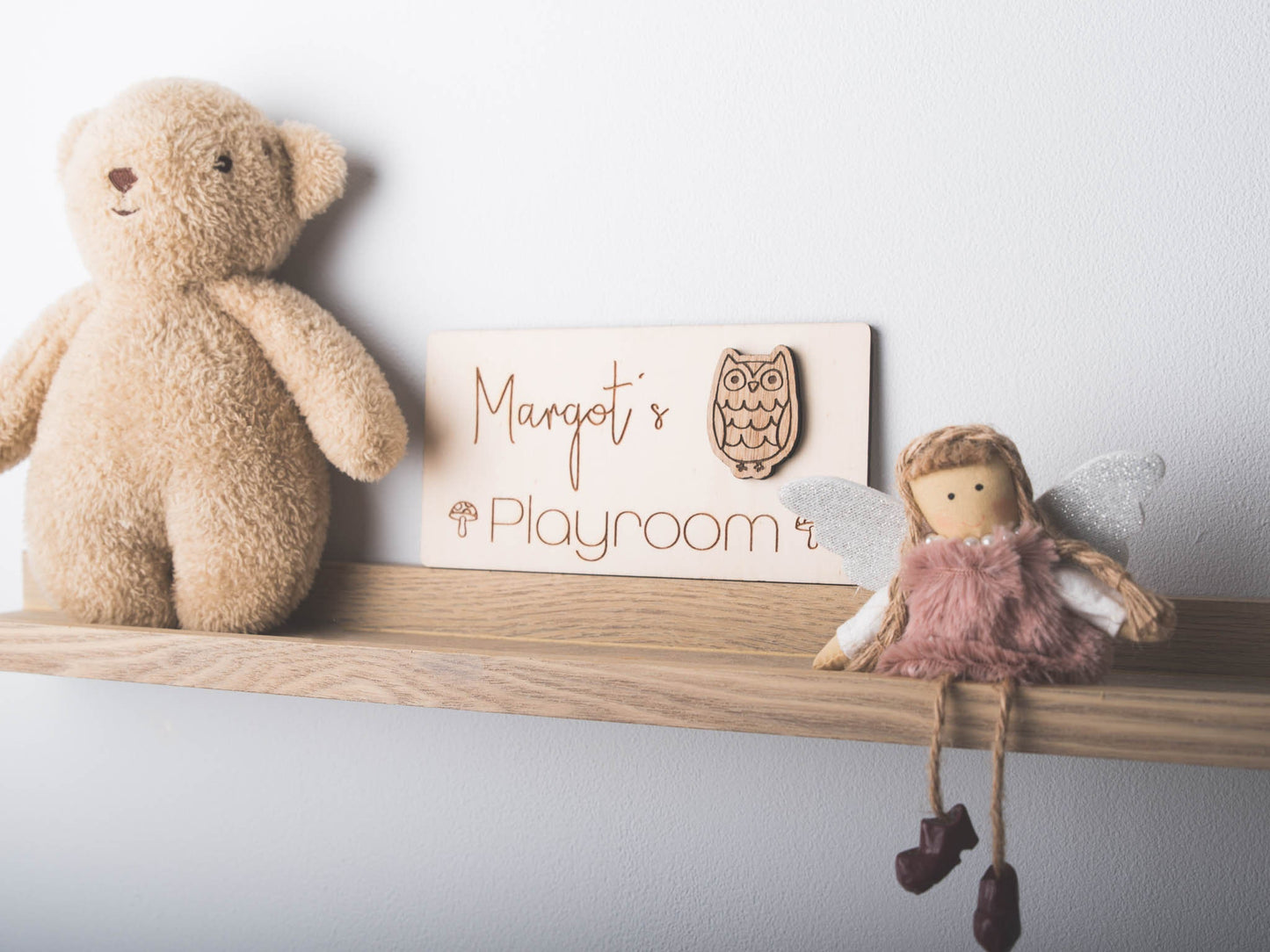 Personalised Children's Playroom Door Sign | Childs Bedroom | Custom Wooden Sign | Decorative Accessories Kids Room | 1st Birthday Gift Idea