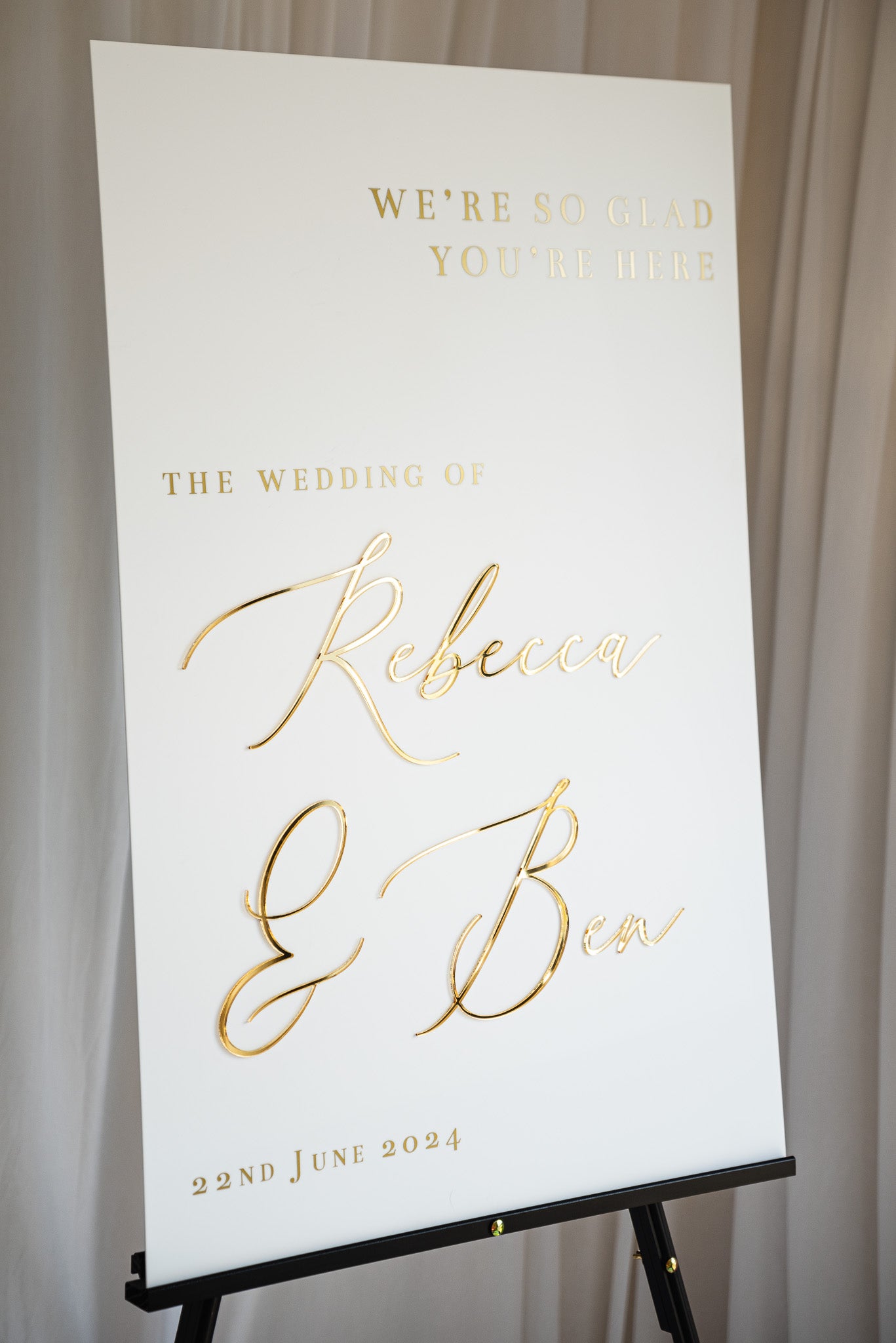 Wedding Welcome Sign