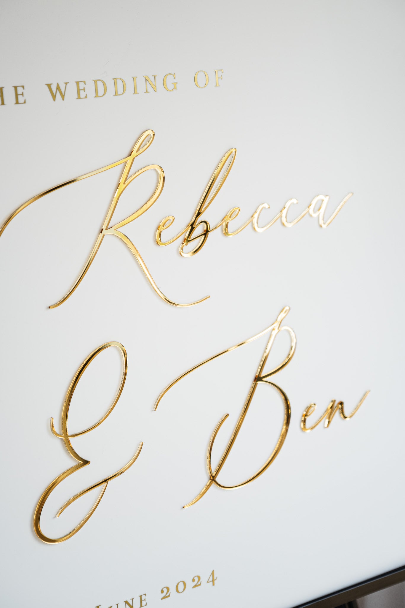 Wedding Welcome Sign