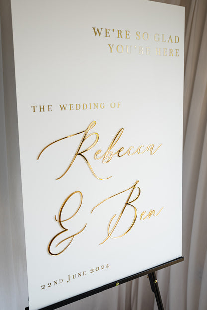 Wedding Welcome Sign