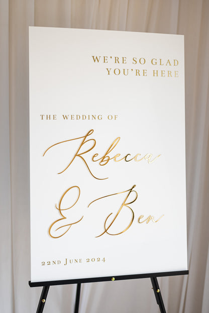 Wedding Welcome Sign
