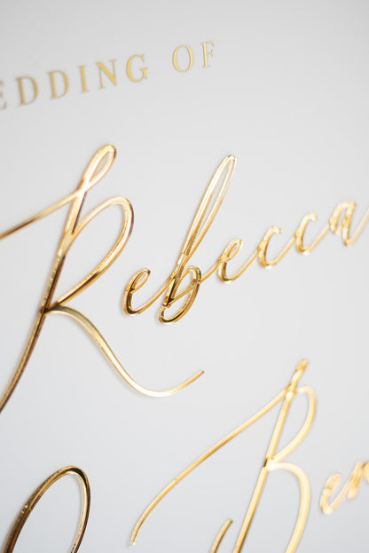 Wedding Welcome Sign