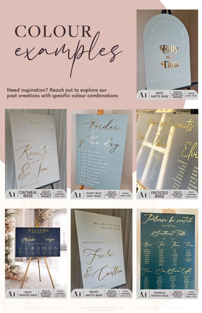 Wedding Welcome Sign