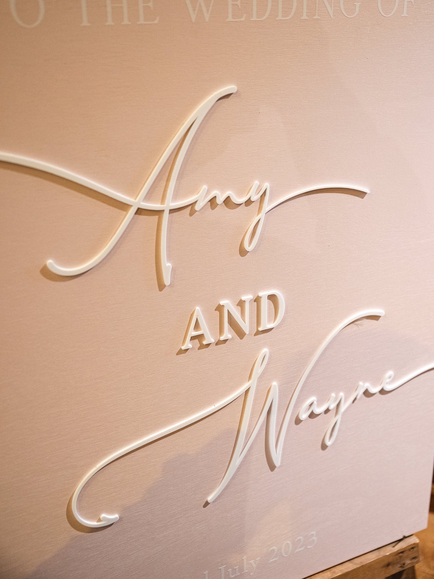 Wedding Welcome Sign Acrylic, Welcome To Our Wedding Sign, Modern Gold Acrylic, Personalised Wedding Decoration, Entrance Sign, A1 A2 XL