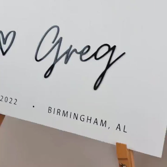 Wedding Welcome Sign Acrylic, Welcome To Our Wedding Sign, Modern Gold Acrylic, Personalised Wedding Decoration, Entrance Sign, A1 A2 XL
