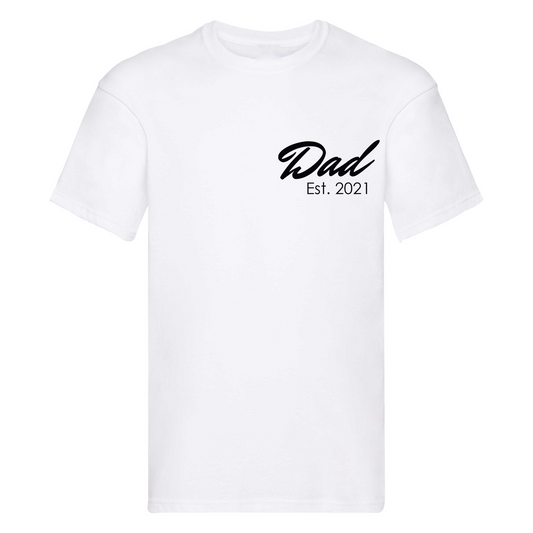 Personalised Daddy Est T-Shirt