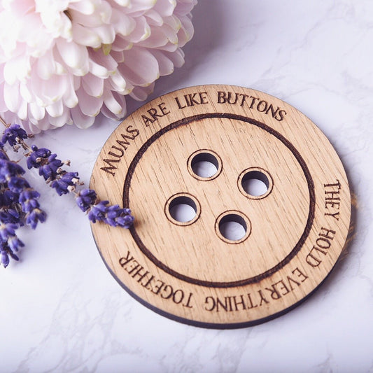 Mums are like buttons Fridge Magnet - HomeCreationss