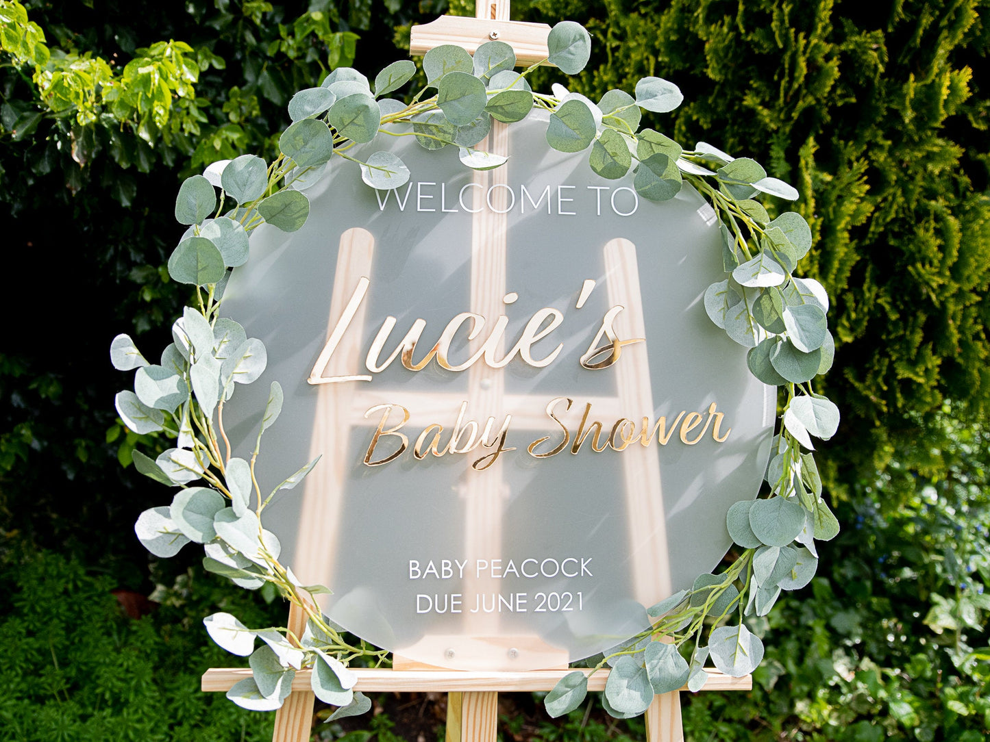 Personalised Baby Shower Welcome Sign | Entrance Sign | Custom Acrylic Sign | Baby Shower Signage | Event Styling | Party Decoration |
