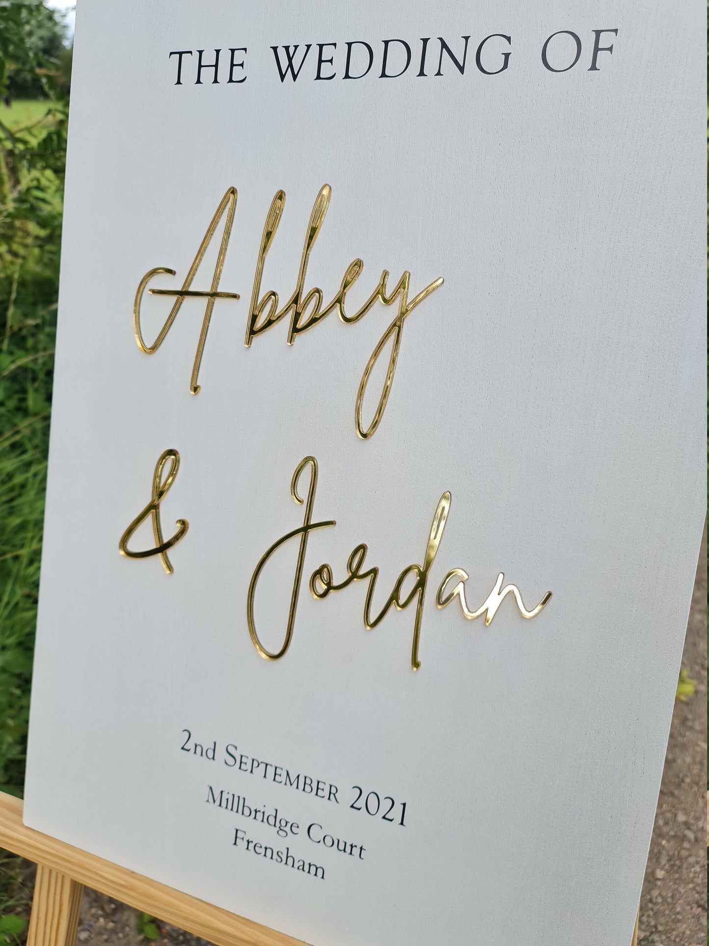 Wedding Welcome Sign