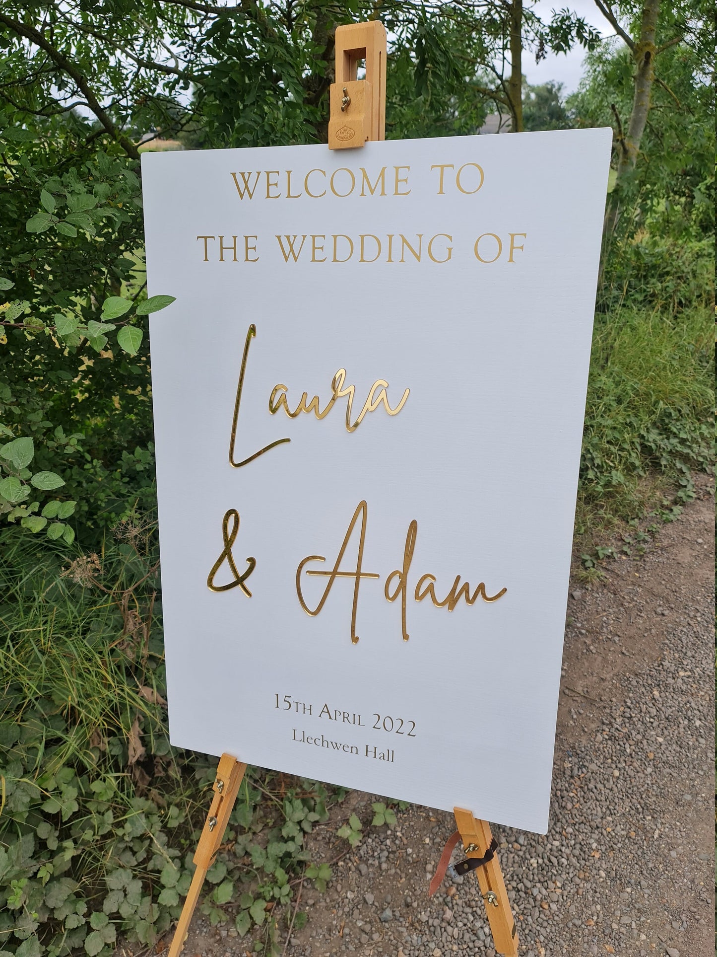 Wedding Welcome Sign